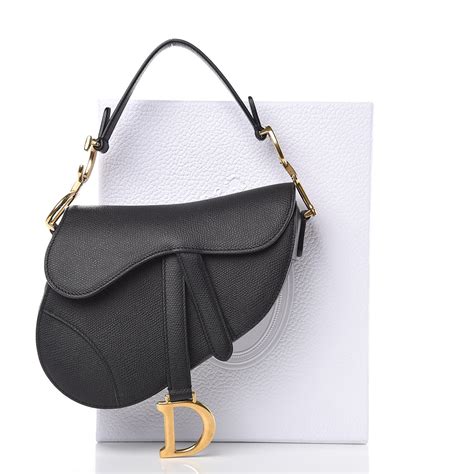 dior tasche schlangenleder|CHRISTIAN DIOR Calfskin Mini Saddle Bag Black.